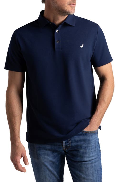 El Capitán Classic Fit Supima Cotton Blend Piqué Golf Polo in Midnight Navy