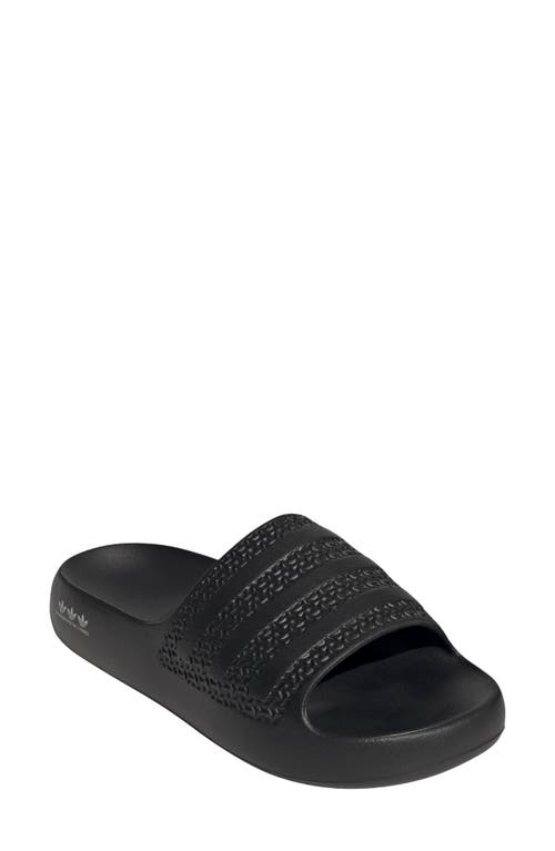 Shop Adidas Originals Adidas Adilette Ayoon Sport Slide In Core Black/cloud White/black