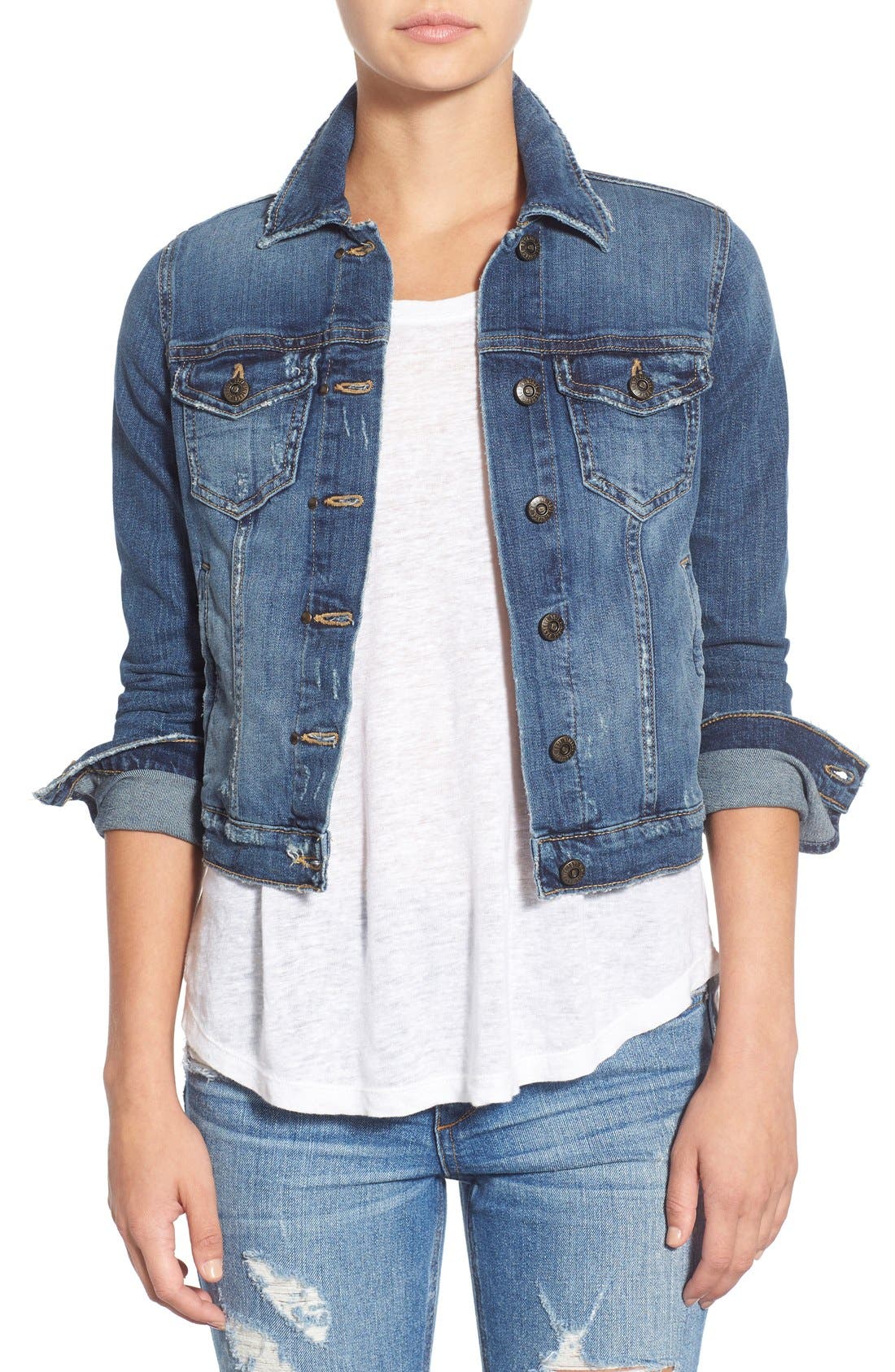 Joe's Crop Denim Jacket (Myla) Nordstrom