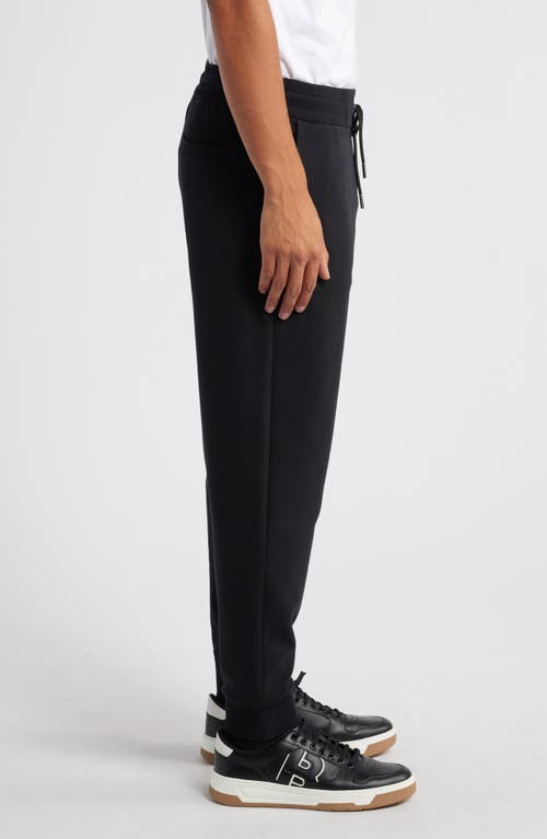 Shop Hugo Boss Boss Locsin Cotton Blend Joggers In Black