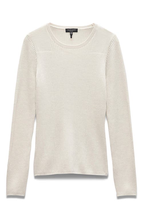 Shop Rag & Bone Audrina Rib Sweater In White