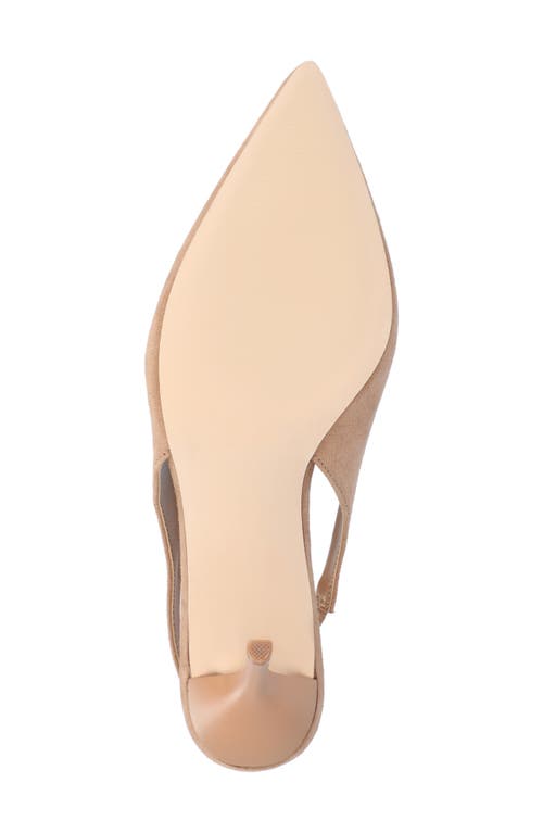 Shop Journee Collection Elenney Slingback Pump In Tan