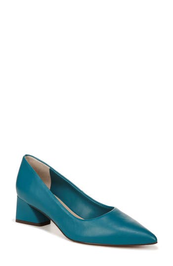 Shop Franco Sarto Racer Pointed Toe Pump In Dark Teal