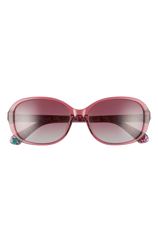 KATE SPADE IZABELLA 55MM GRADIENT OVAL SUNGLASSES