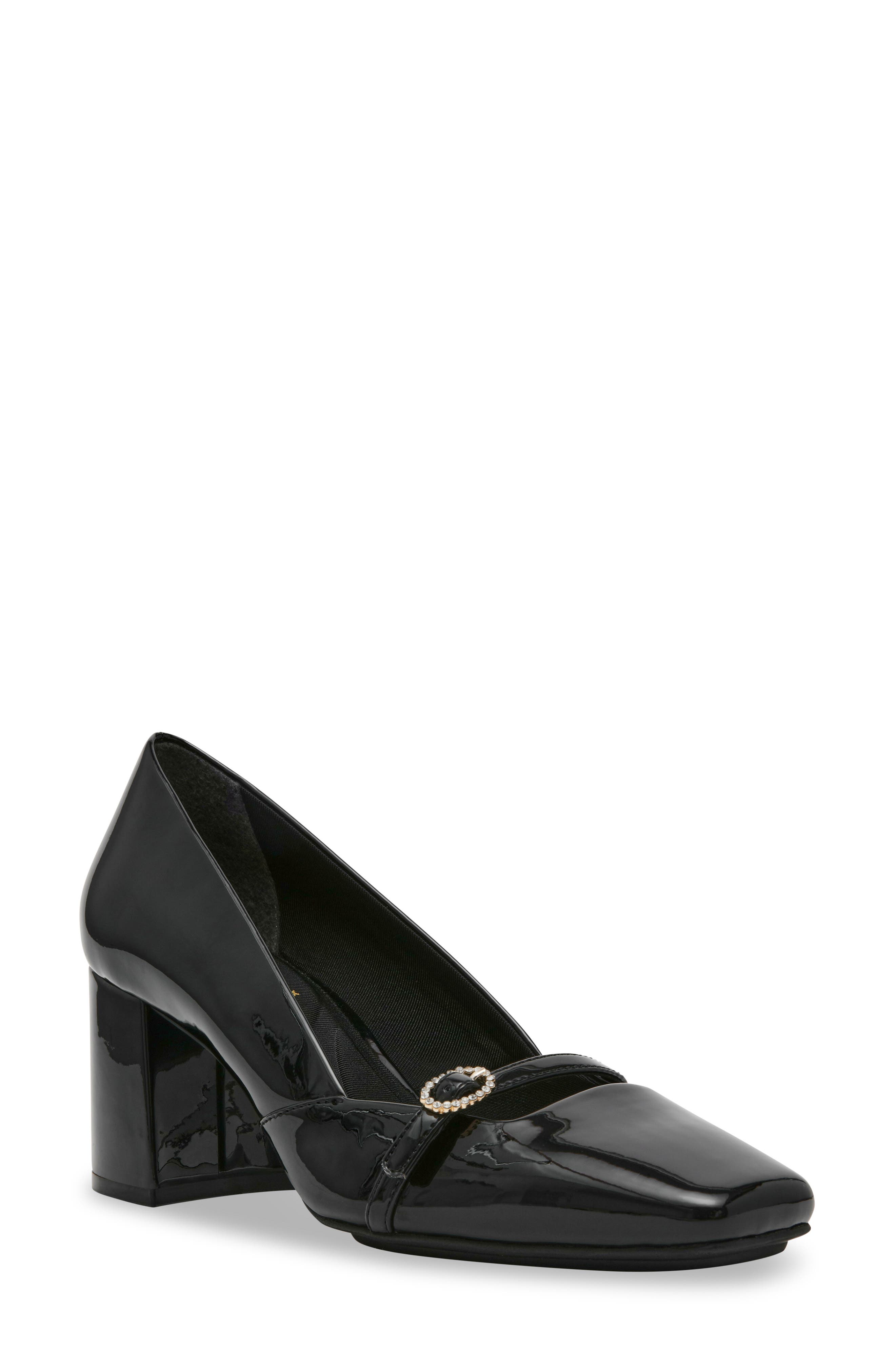 Anne Klein Lexington Mary Jane Pump in Black Patent Cover