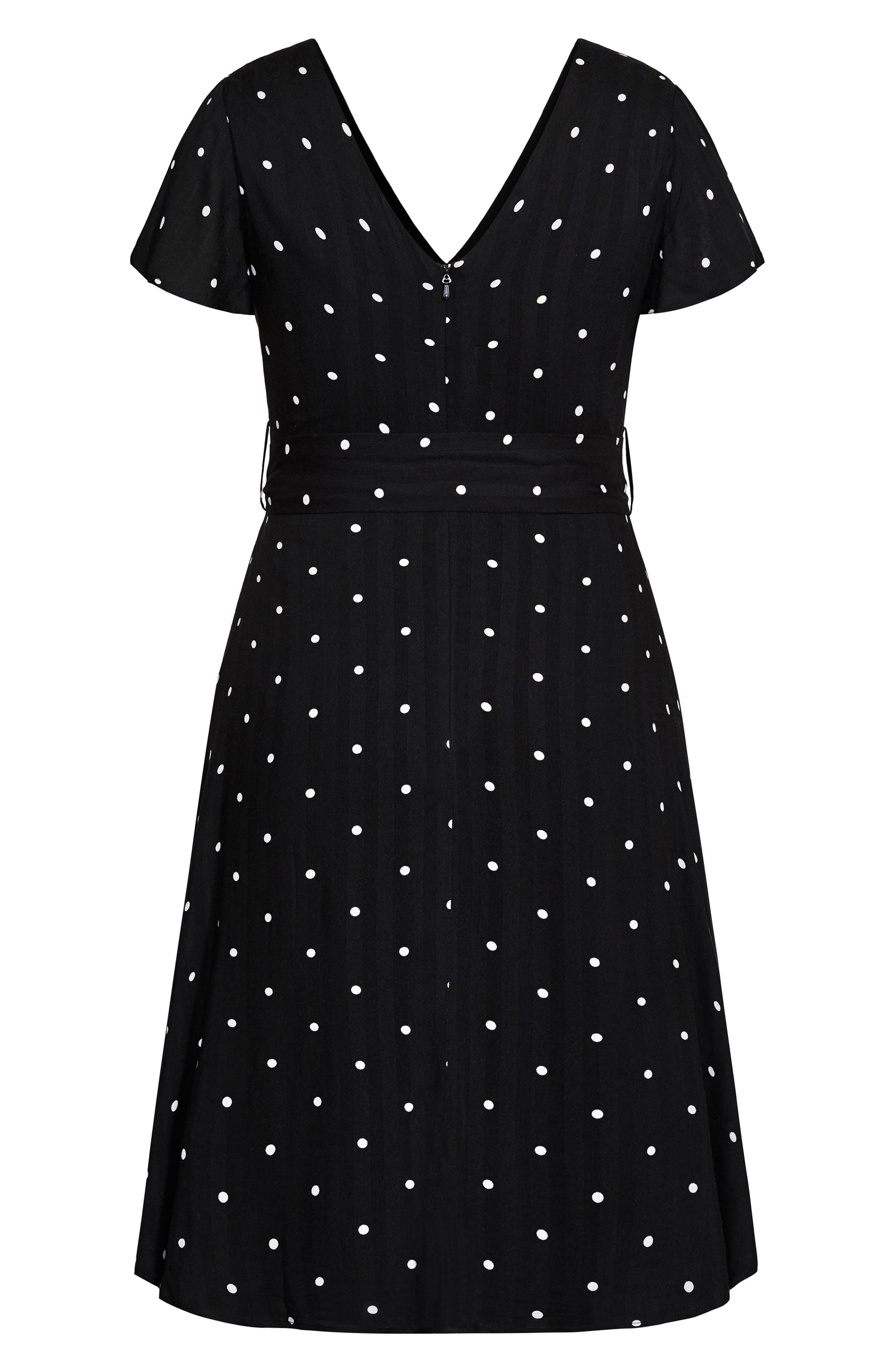 city chic polka dot dress