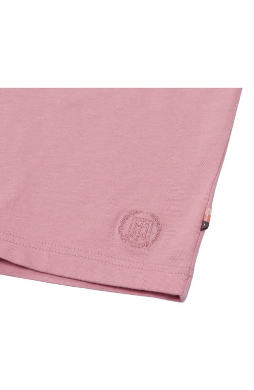 Shop Honor The Gift Crest Logo Embroidered Box T-shirt In Pink