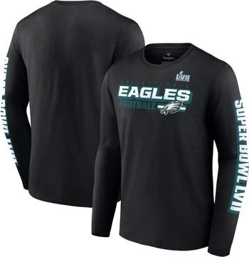 Fanatics Branded Black Philadelphia Eagles Super Bowl LVII Star Trail Pullover Hoodie
