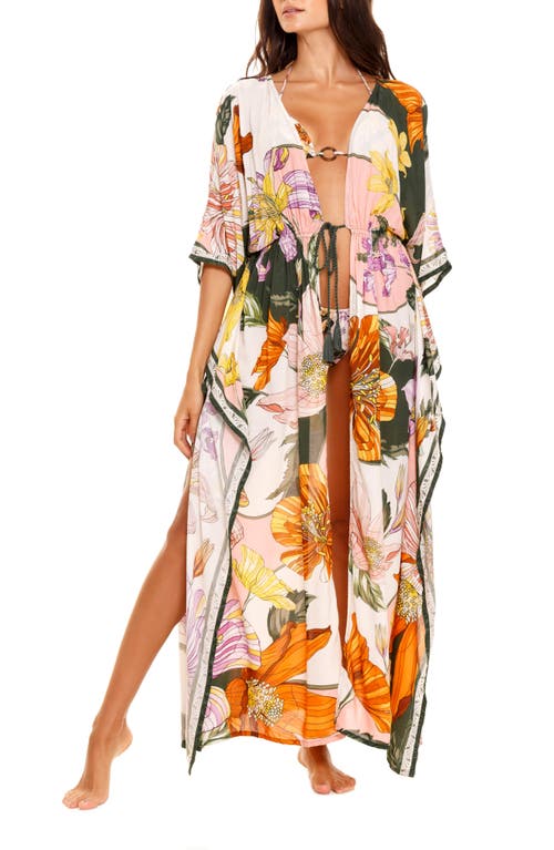 Sam Vitreo Cover-Up Duster in Multicolor