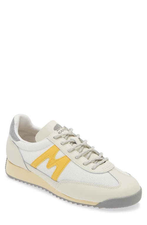 Shop Karhu Gender Inclusive Mestari Sneaker In Lily White/banana