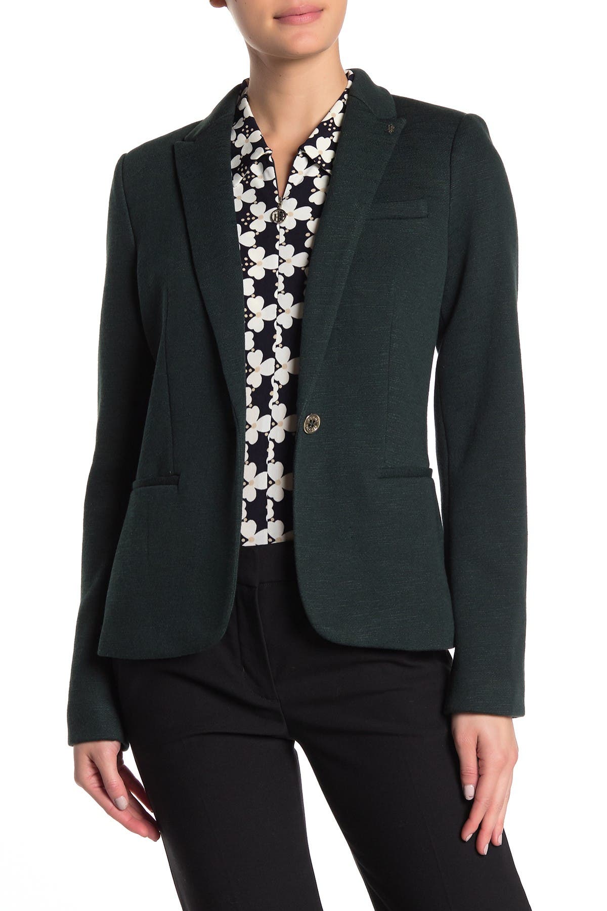 tommy hilfiger blazer with elbow patches