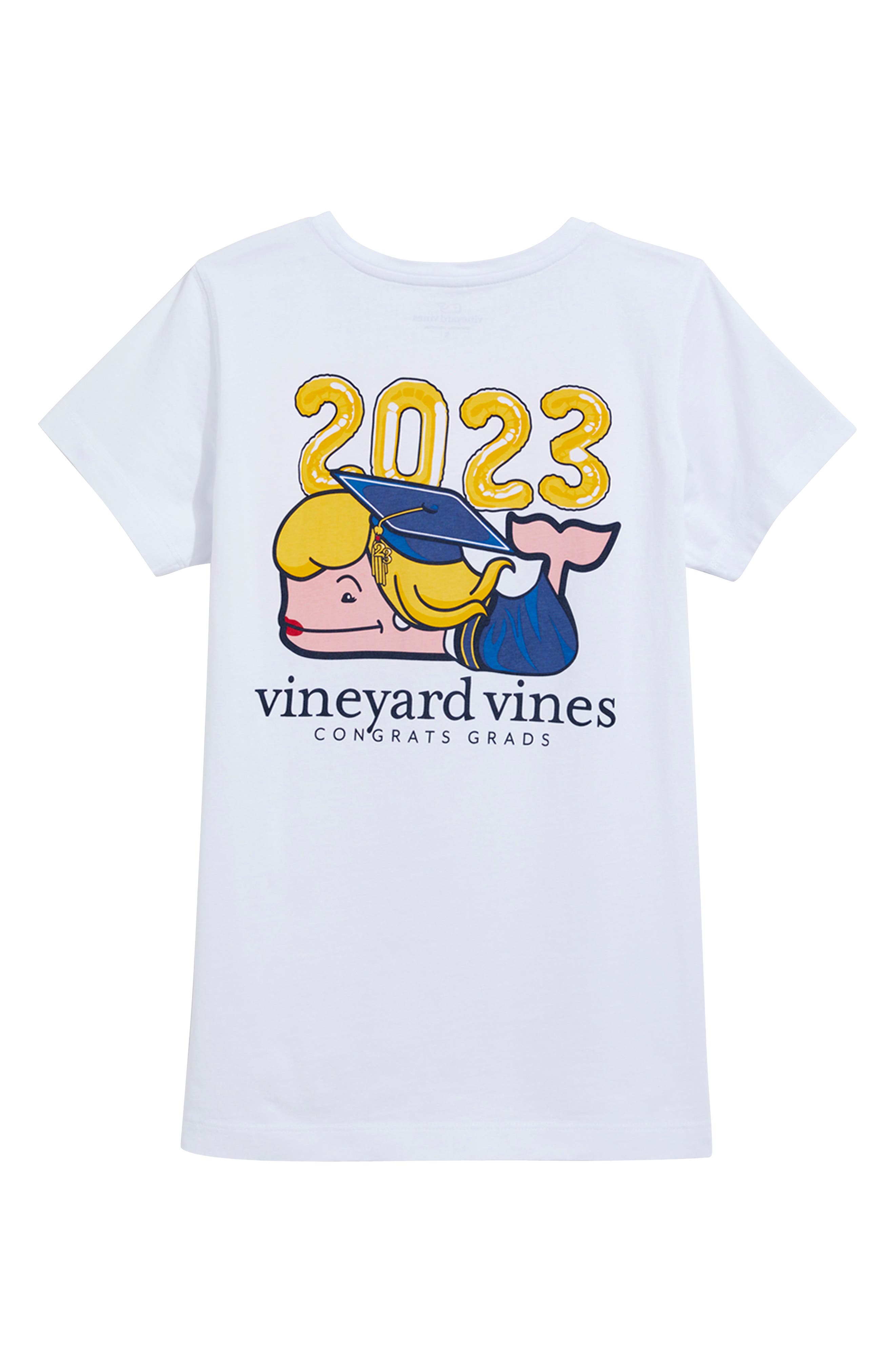 vineyard vines Graduation Whale Pocket Graphic TShirt Nordstrom