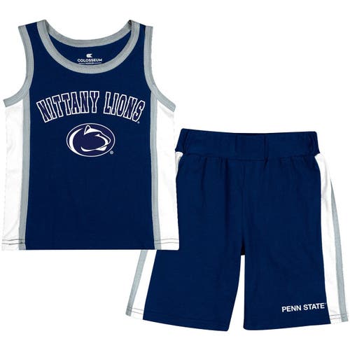 Toddler Colosseum Navy Penn State Nittany Lions Do Right Tank Top & Shorts Set
