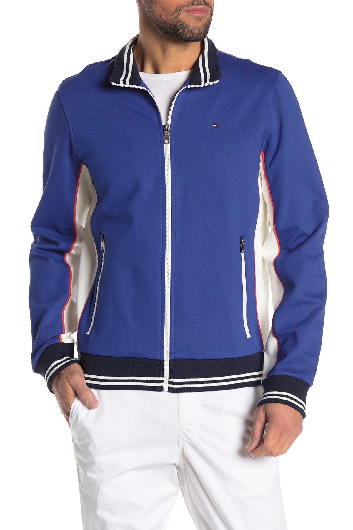 tommy hilfiger striped jacket