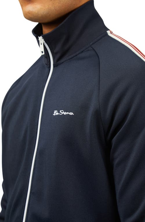 Shop Ben Sherman House Taped Track Jacket In Dark Navy