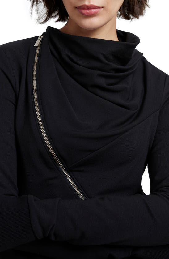 Marcella Hoyt French Terry Jacket In Black