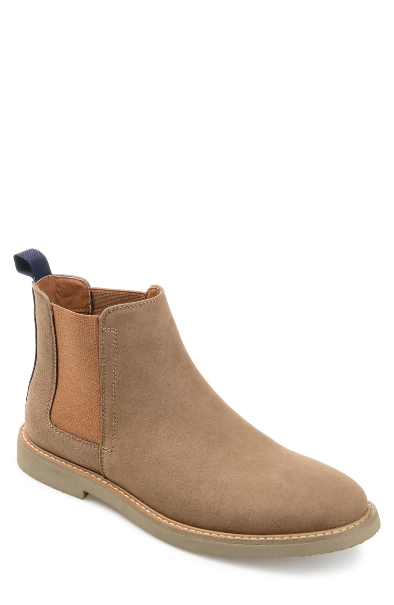 vegan suede chelsea boots