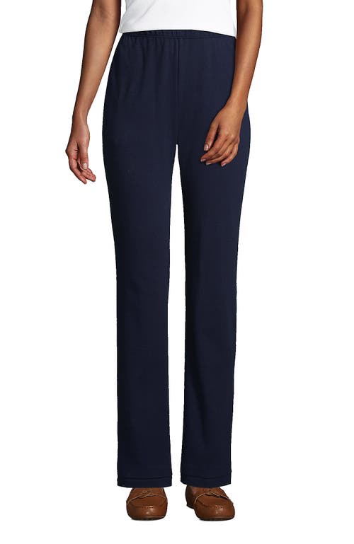 Shop Lands' End Sport Knit High Rise Pants In Radiant Navy