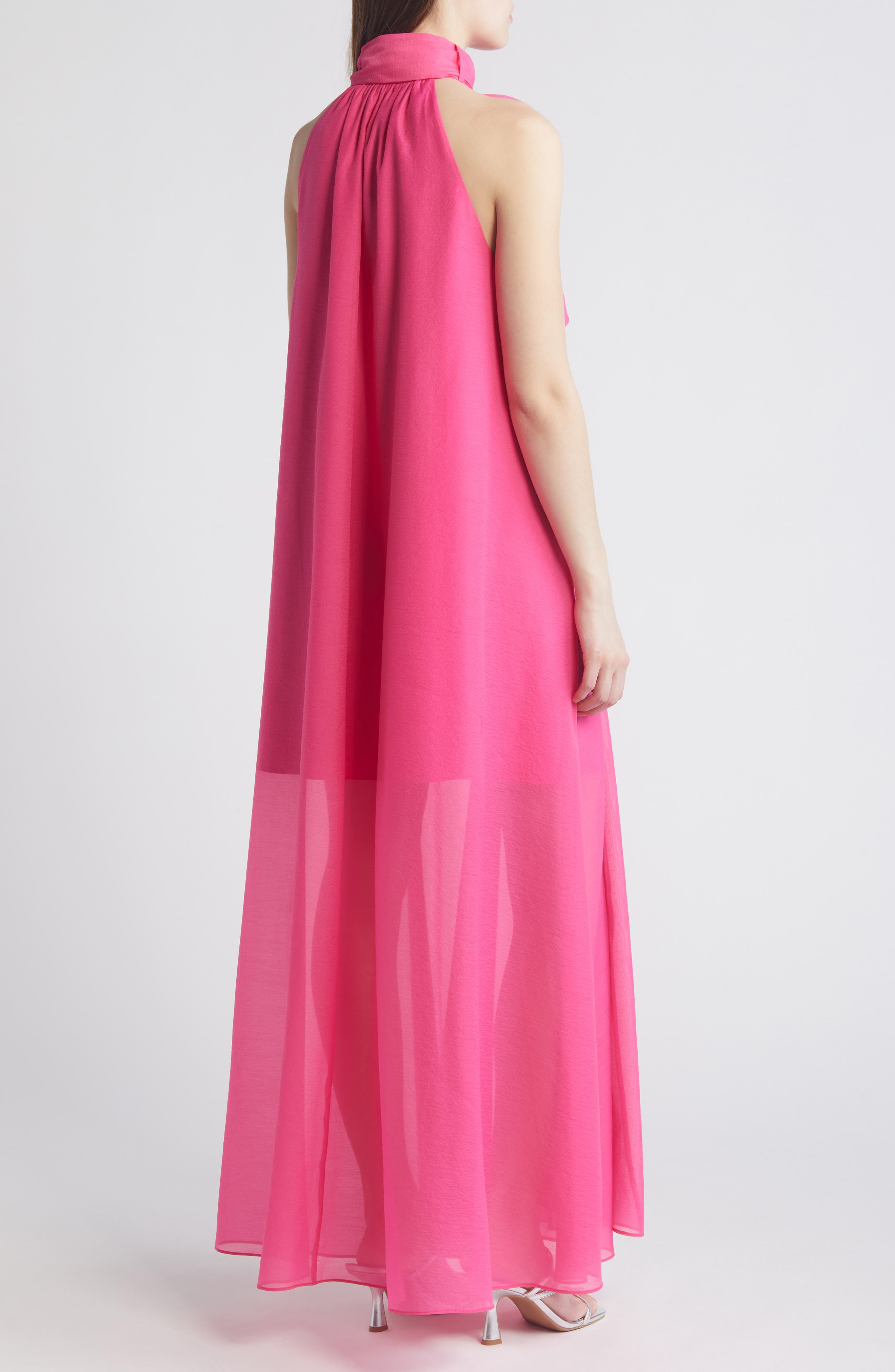 strapless open back dress Ted Baker neon pink dress 3 New RRP £139 – The Wardrobe
