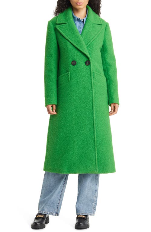 Longline Coat in Kelly Green
