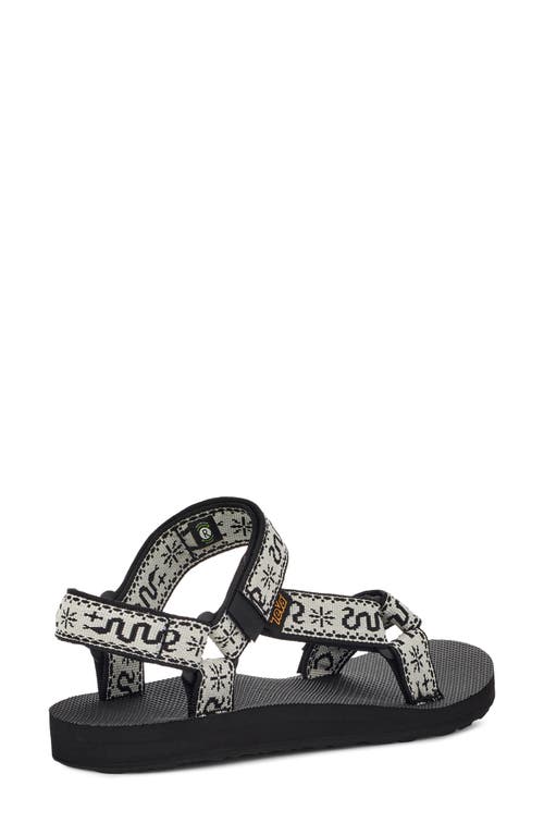 Shop Teva Original Universal Sandal In Bandana White/black