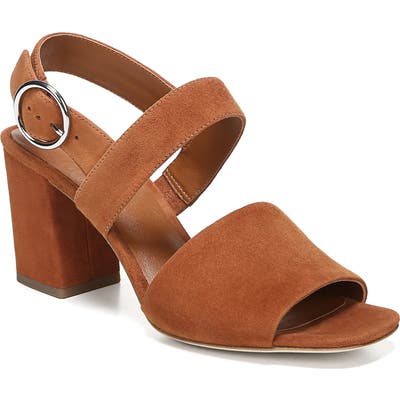 Via Spiga Evelyne Quarter Strap Sandal- Orange