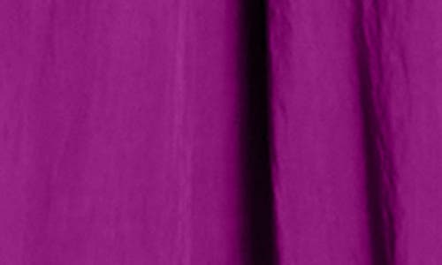 Shop City Chic Shae Keyhole Detail Balloon Sleeve Midi Dress In Magenta