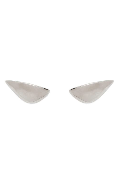 Lady Grey Lobe Earrings In Silver