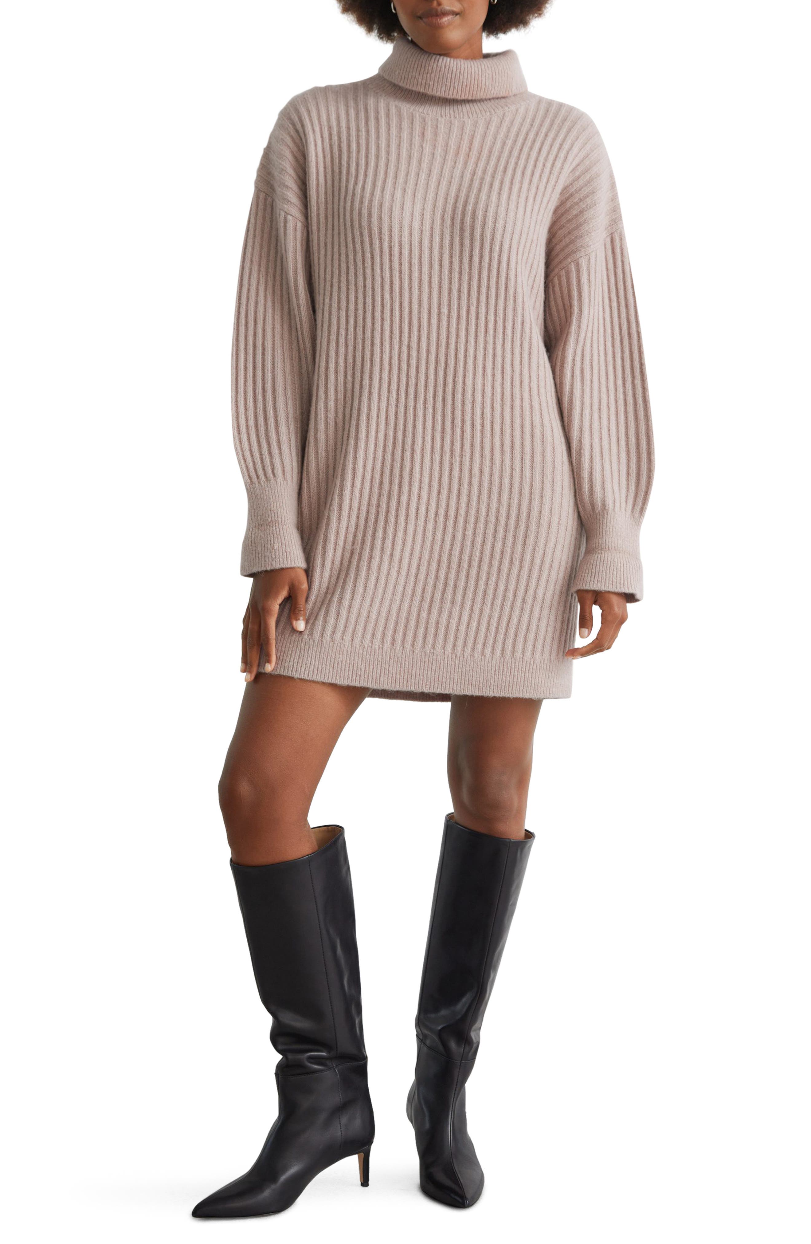 designer sweater dress