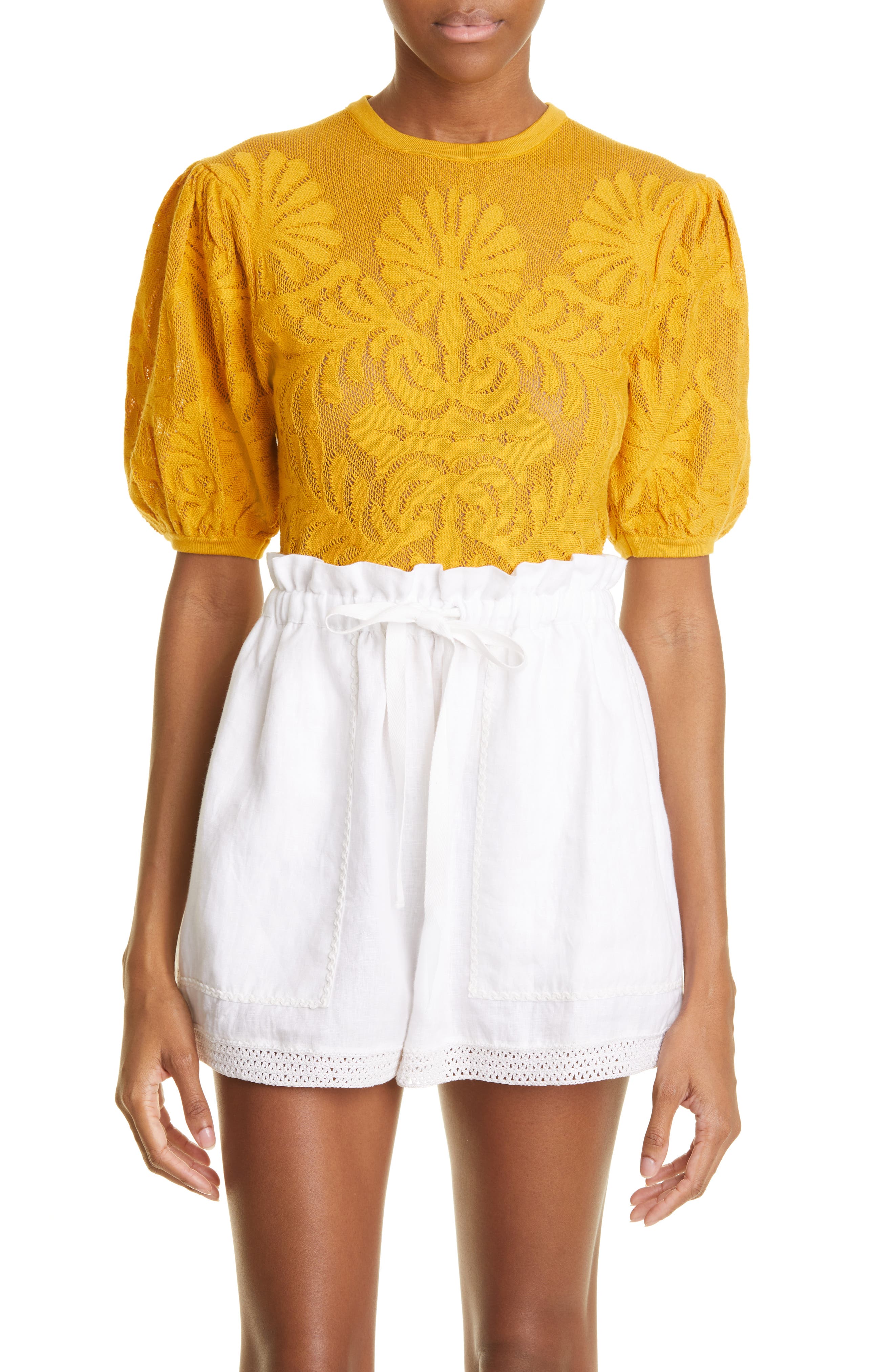 Ulla Johnson Carina Floral Sweater 