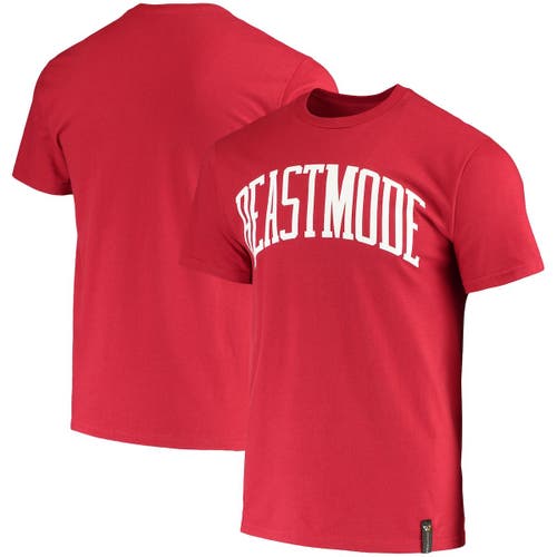 Men's Beast Mode Red Collegiate T-Shirt