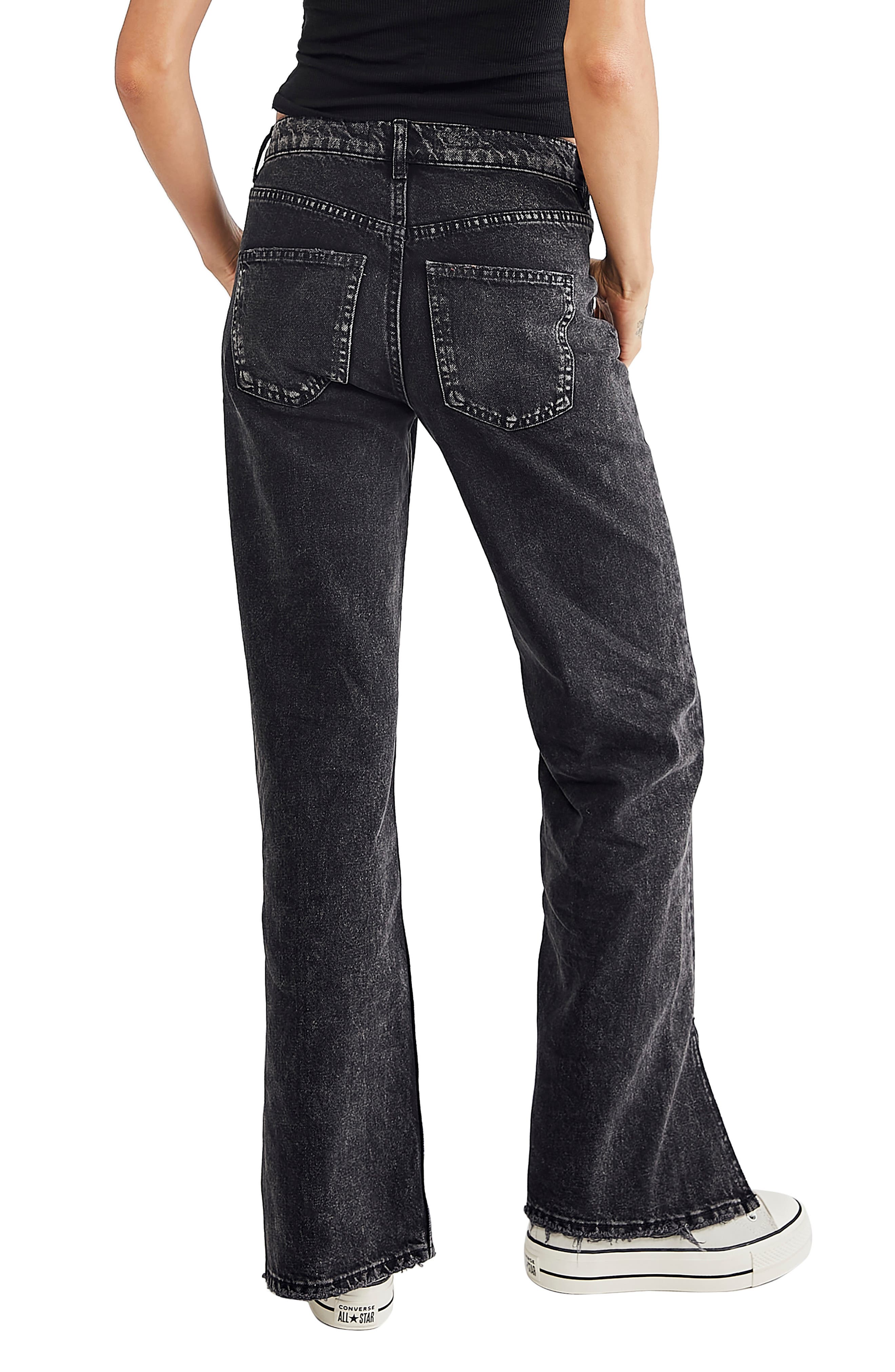 Slit Straight Leg Jeans | Nordstromrack