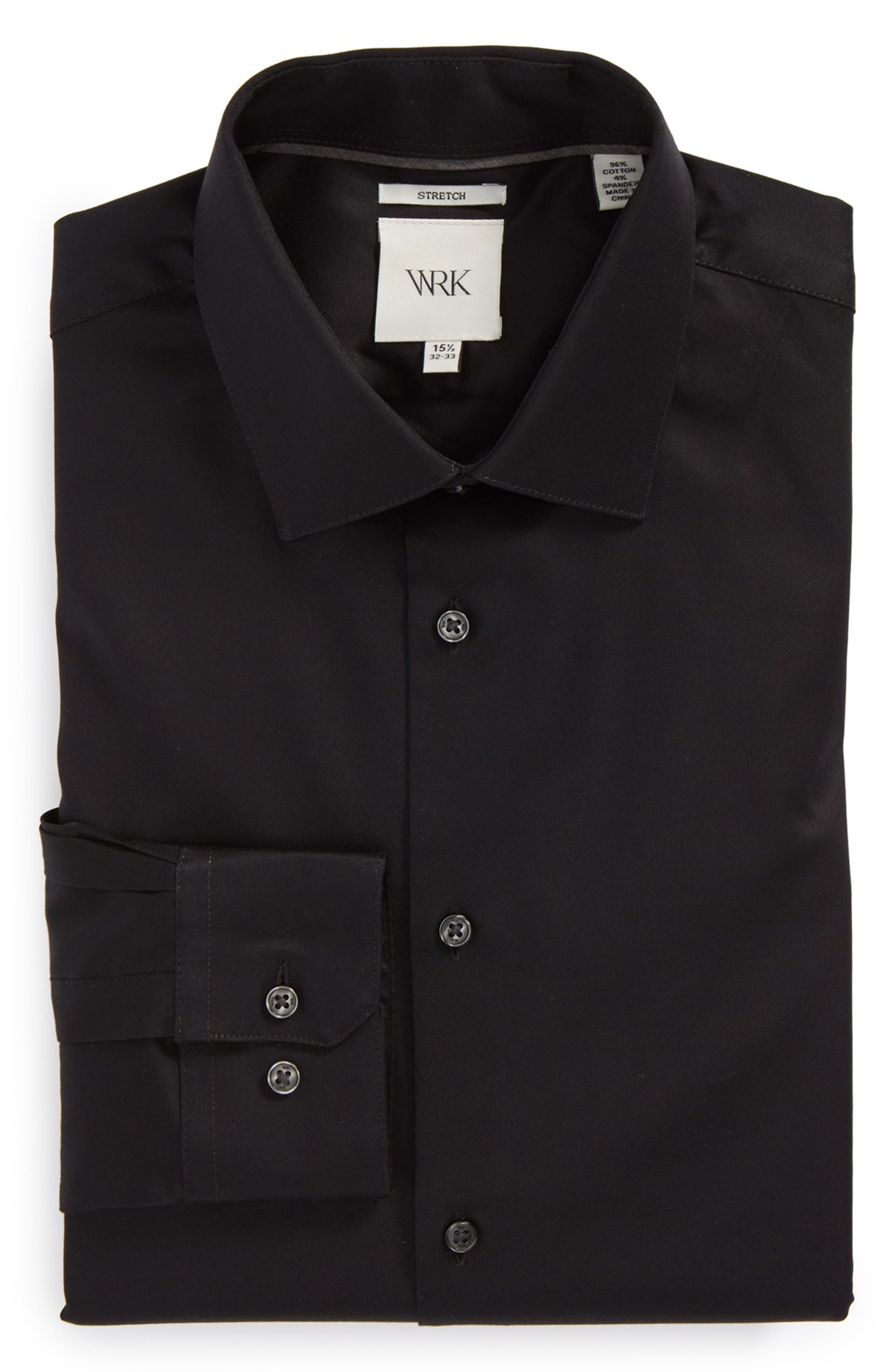 W.R.K Extra Trim Fit Stretch Twill Dress Shirt | Nordstrom