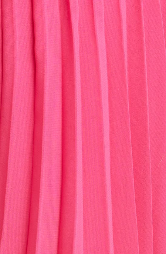 Shop Hugo Boss Boss Eplisa Pleated Skirt In Flamingo