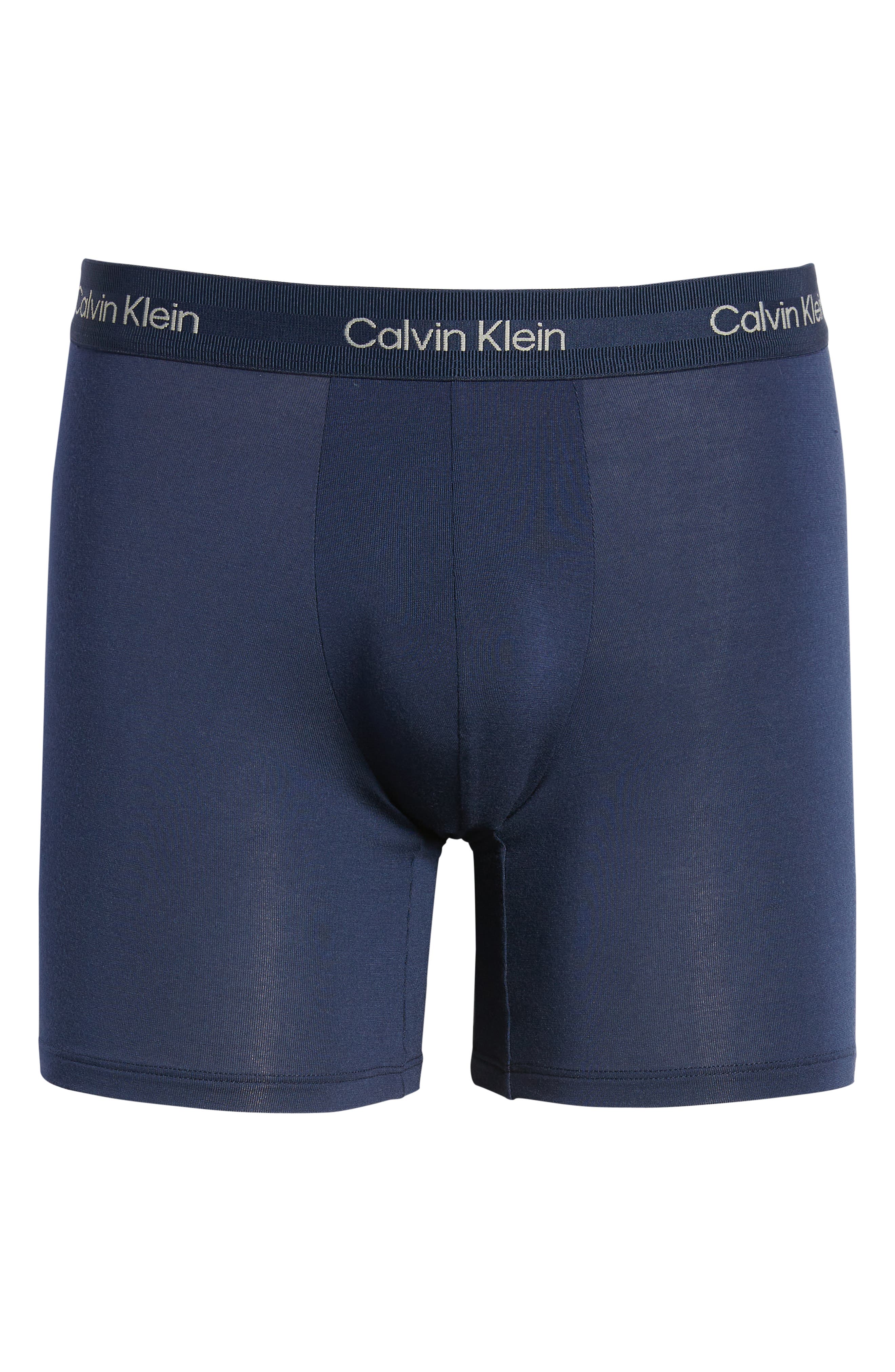 Calvin Klein Ultra Soft Modern Stretch Modal Boxer Briefs in Vn7 Blue Shadow Smart Closet