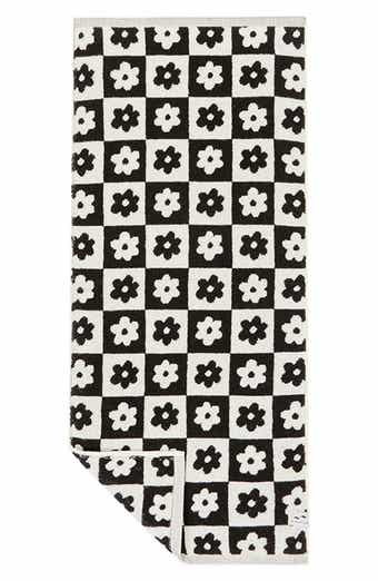 Baina Josephine Organic Cotton Hand Towel in Black