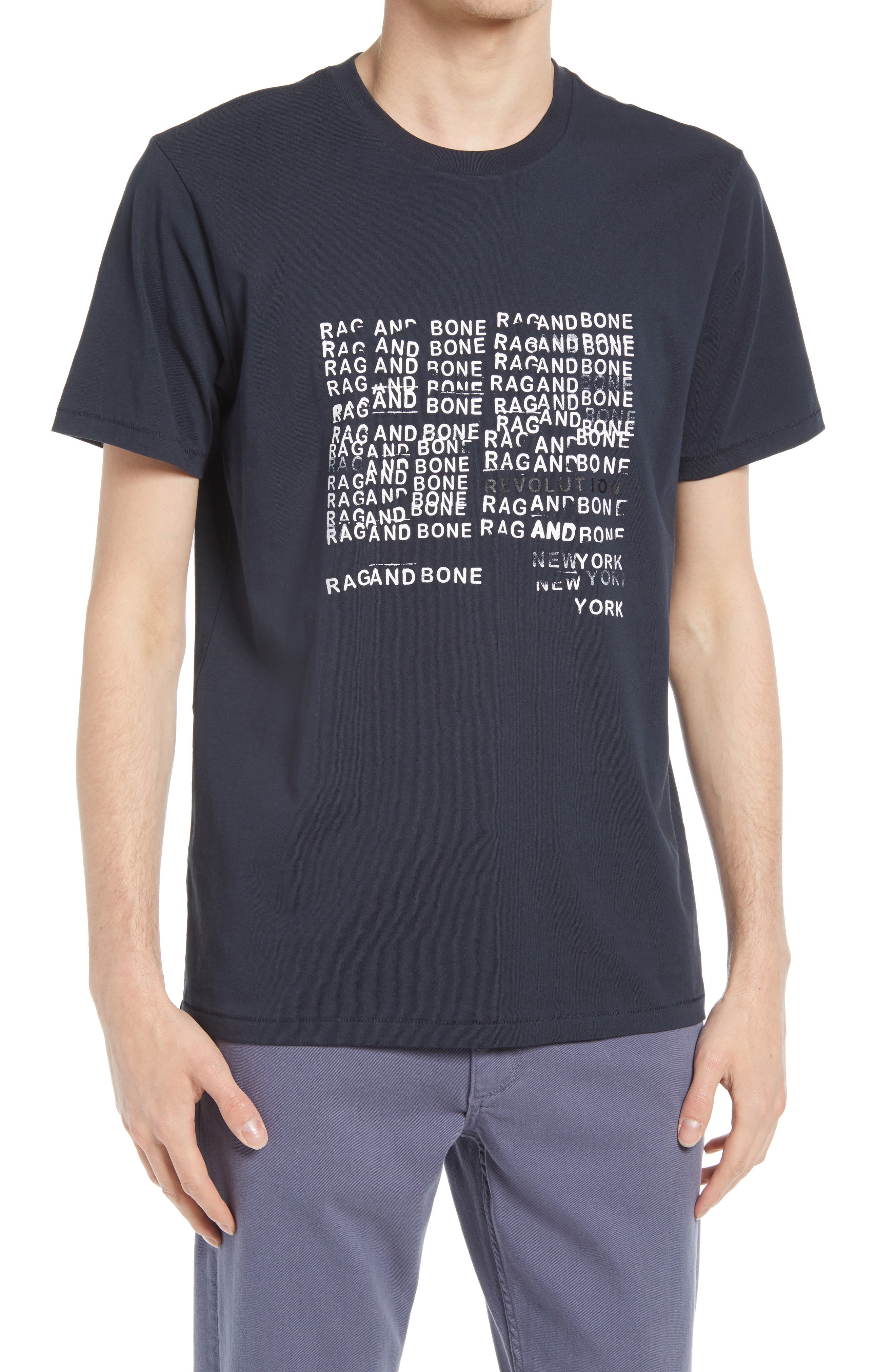 rag & bone Revolution Stamp Graphic Tee