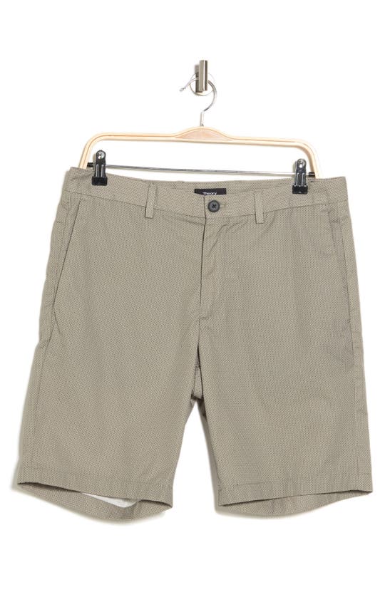 Theory Zaine Short In Wasabi/ White
