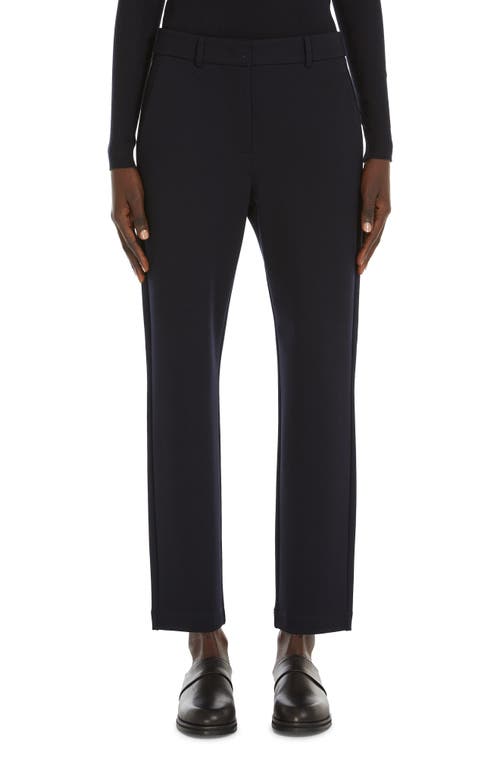Max Mara Adepto Stretch Jersey Ankle Pants In Black
