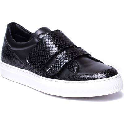 Jared Lang Luke Double Strap Sneaker, Black
