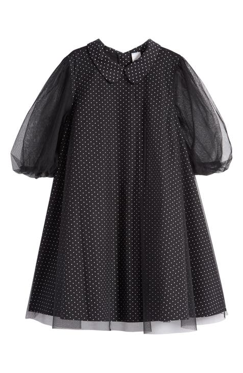 Fashion Kit Rayon Cotton Long Jacket Belt Legging Girl's Dress (Black)