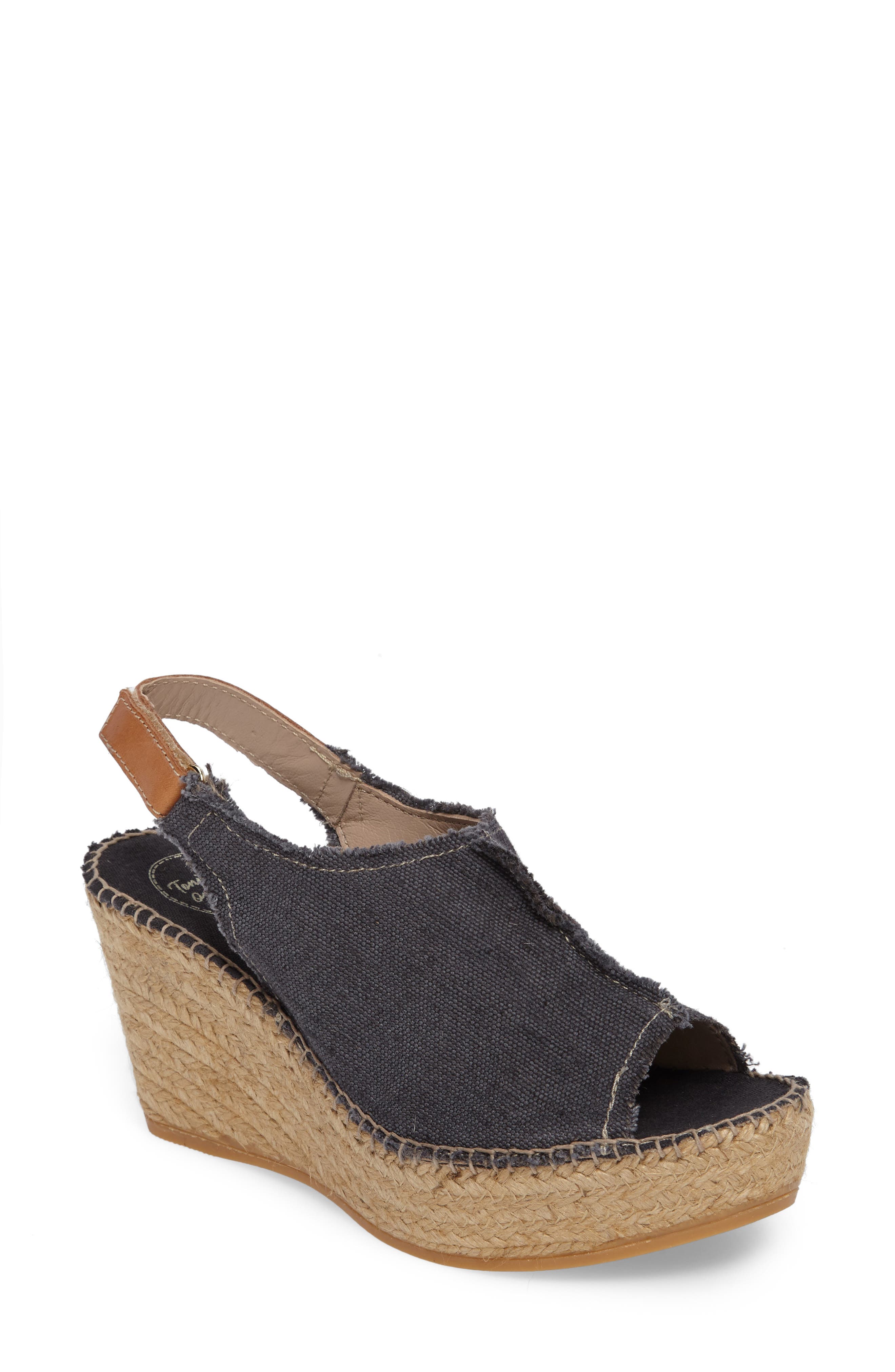 Nordstrom Women Shoes High Heels Wedges Wedge Sandals Lugano Espadrille Wedge Sandal in Tobacco Fabric at Nordstrom 