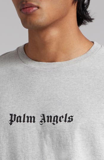Palm Angels Classic Logo Black Cotton T-Shirt