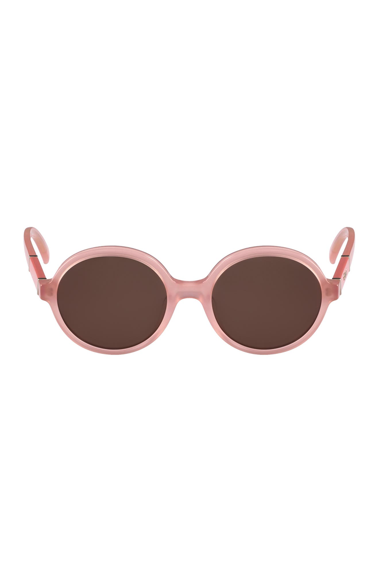 Chloé Kids' 48mm Round Sunglasses In Pink