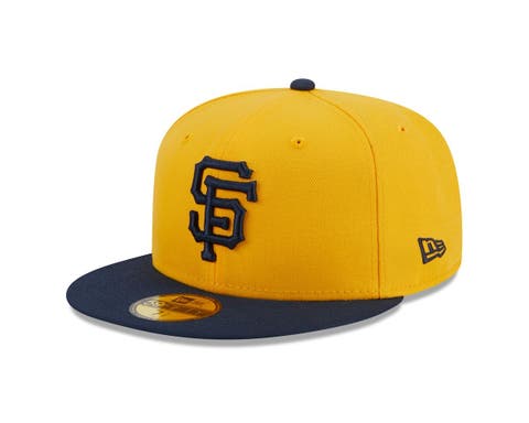 Houston Astros New Era Road 60th Anniversary Authentic Collection On-Field  59FIFTY Fitted Hat - Navy/Orange