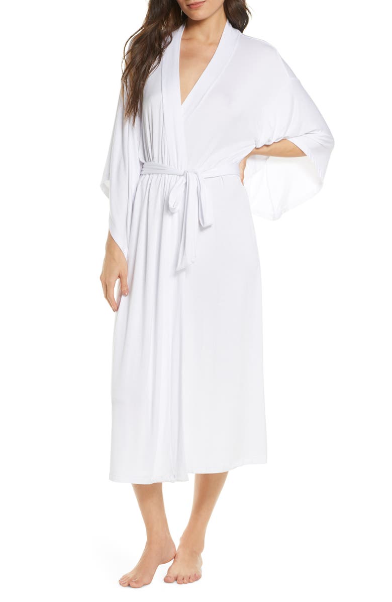 Eberjey Colette Sleeve Long Robe, Main, color, 