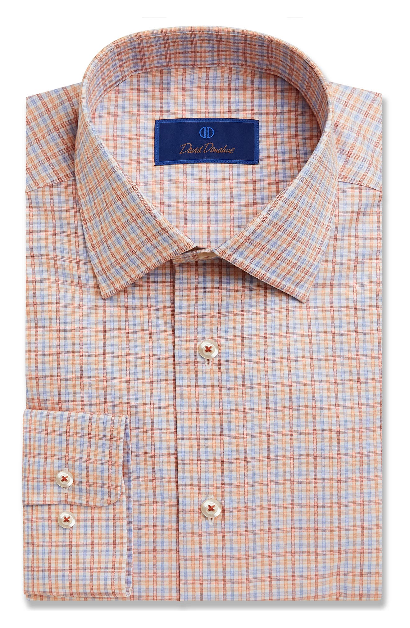 David Donahue Plaid Dress Shirt | Nordstrom