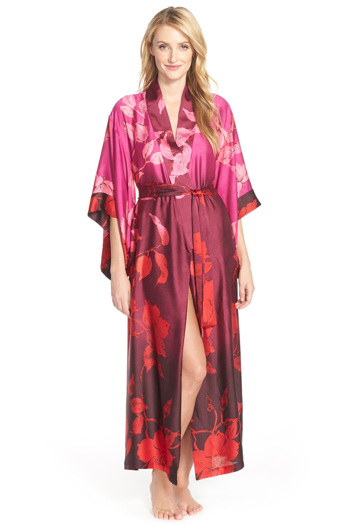 Natori 'Sophia' Long Robe Nordstrom