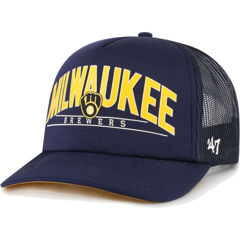 Men's '47 Khaki Milwaukee Brewers Bucket Hat