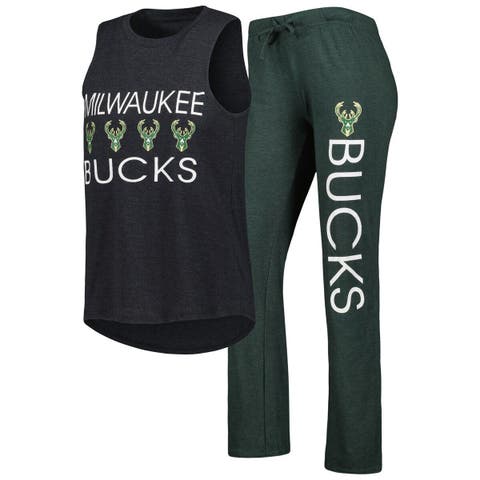 Women's Concepts Sport Black/Kelly Green Boston Celtics Racerback Tank Top  & Pants Sleep Set